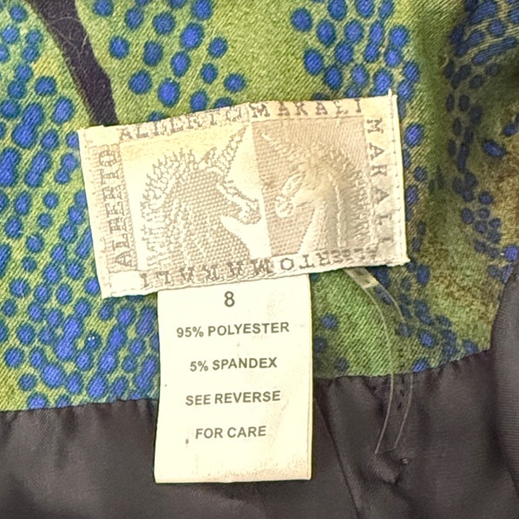 Alberto Makali multicolor double breasted trench coat - Picture 7 of 8